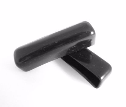Obrázek Návlek pásoviny 25x5x19mm černý PVC